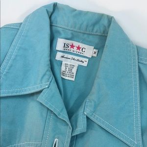 Isaac Mizrahi Turqoise Jacket